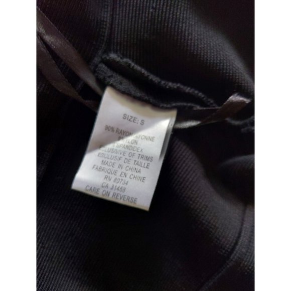 Herve Leger Halter V Neck Bandage Black Dress Bodycon Size: SP New - Picture 9 of 9